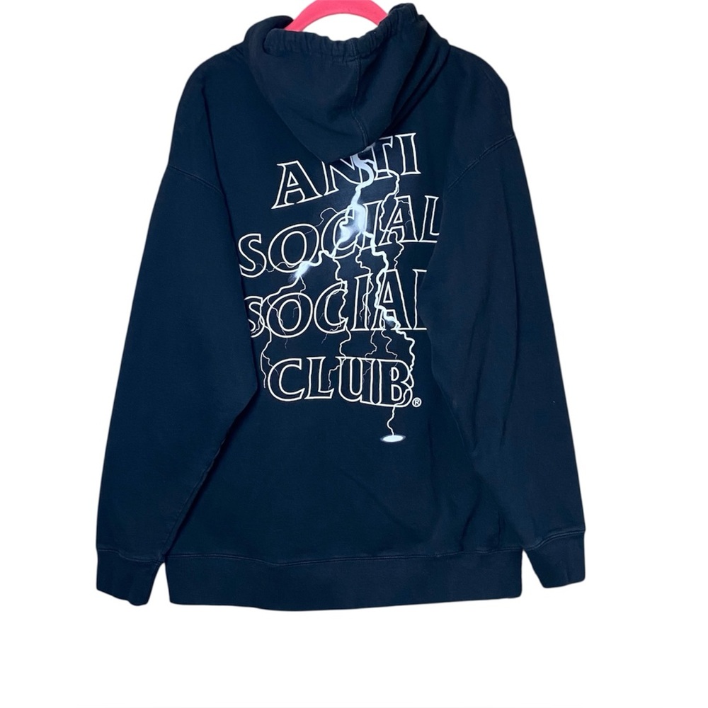 Anti Social Social Club x Fragment Hoodie White Bolt Men's XL Streetwear